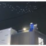 视频 | 成群结队的大雁划过长沙夜空 秋色醉 雁南飞