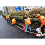 “城市美容师”坚守岗位 守护城市“颜值”