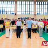 工运百年气排争锋 2025年天心区教育系统教职工气排球赛开赛