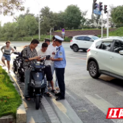 严治摩电除隐患 筑牢道路交通安全“防护堤”