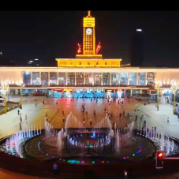 视频 | 喜迎国庆中秋 长沙火车站广场音乐喷泉重新开放