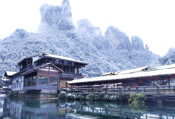 湘西的雪，下得有蛮认真……