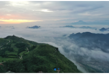 网约湘游丨湘中腹地的世外桃源云台山：云海伴日出 朝霞美如画