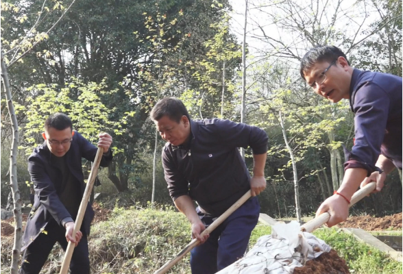 桂阳县启动2021年全民义务植树活动