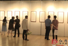 安乡籍书法家熊伟书法作品展在常德市文化馆开幕