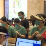 海南海口方舱医院正在抓紧建设中 气膜核酸检测实验室已完成搭建