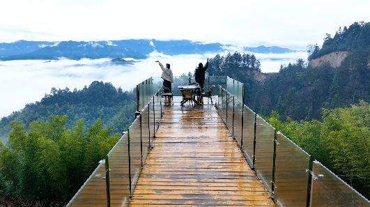 美了湖湘丨和春天有个约会 去炎陵云上大院赏云海_株洲_湖南频道_红网