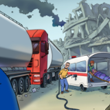 漫评美国制裁阻碍叙利亚抗震救灾：“危机中的危机”