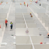 “四叶草”方舱医院建设加紧推进