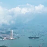 助力西部陆海新通道建设 广西龙门大桥主塔顺利封顶