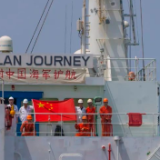 满满安全感！“感谢中国海军护航”