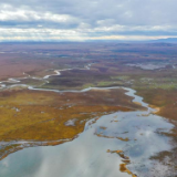 瞰黄河上游湿地秋韵