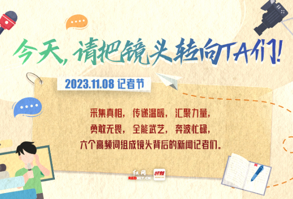 中国记者节·动海报 | 今天，请把镜头转向TA们！