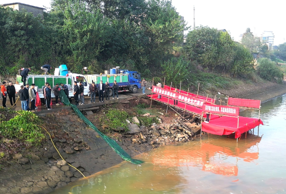 湖南湘潭县：科学放流 书写生态复苏“绿色答卷”