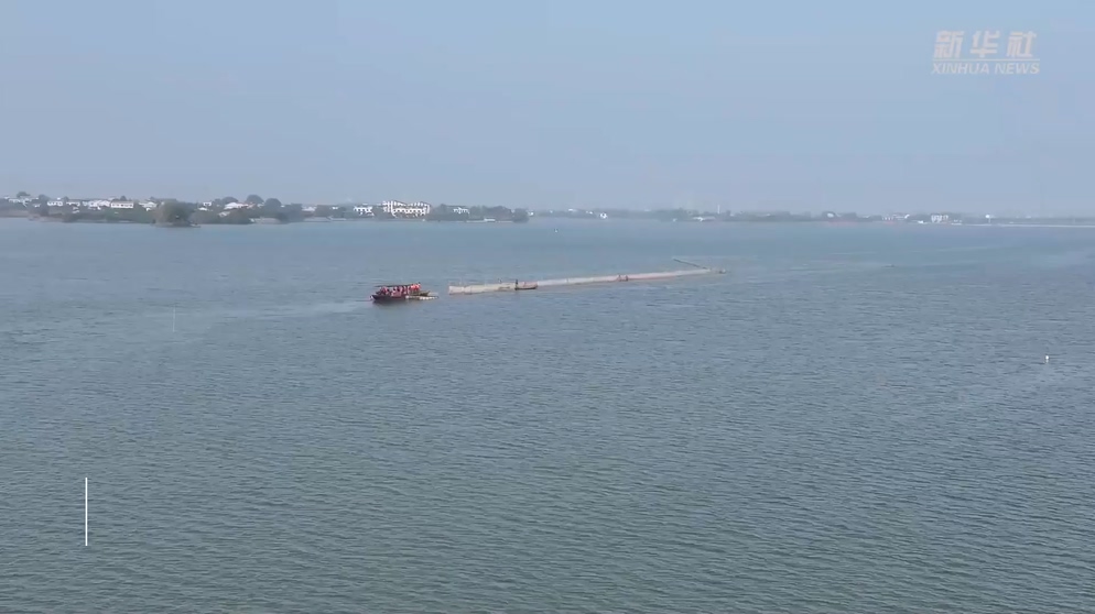 沅江:浩江湖上捕捞忙