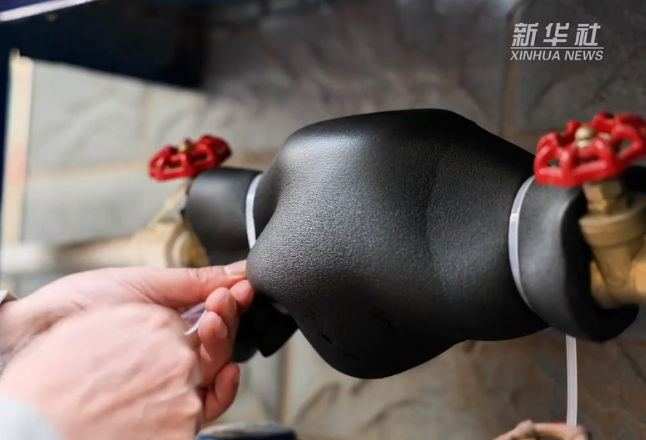 常德：为水表水箱“穿衣戴帽”，积极应对寒潮来袭