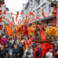 怀景怀乡怀味·这就是怀化年丨初五：财神到！洪江古商城年俗文化活动再推高潮