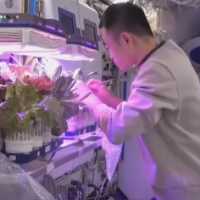 神舟十七号乘组用镜头记录太空元旦假期