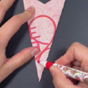 迎春窗花剪纸教程