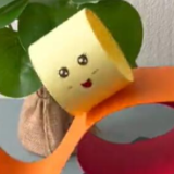 教你用彩色卡纸做跳舞小人