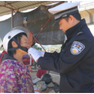 莲乡交警积极开展百日大会战交通秩序集中整治