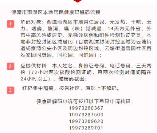 公告 | 雨湖区疾控中心关于雨湖区居民健康卡转码流程说明