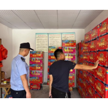 湘潭县杨嘉桥镇:夏日炎炎,烟花爆竹安全不能停(图)