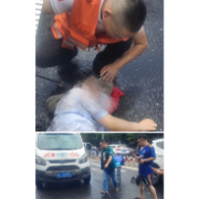 湘潭一志愿者开展心肺复苏培训后返程途中遇车祸现场  及时救助伤者