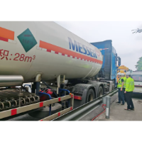 湖南高速湘潭分公司成功处置液氧危化品运输车辆故障险情