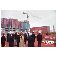 首期全面封顶  湖南建工·万楼湘玺项目样板间“素颜”亮相
