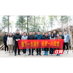 湘潭产投集团开展义务植树活动