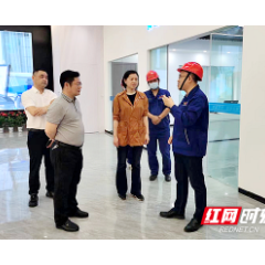 湘潭市领导周艳希走访省级优势产业配套产业链企业