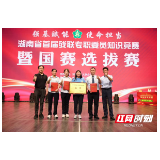 湘潭市残联在省首届残联专职委员知识竞赛中获亚军