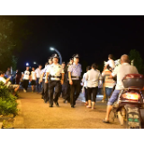 湘潭县公安局启动机关警力支援基层夏季夜巡活动