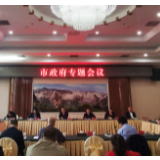 刘革安主持召开市政府专题会议
