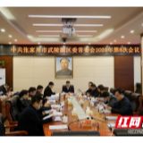 武陵源召开区委常委会2020年第8次会议