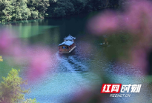 组图丨张家界宝峰湖景区：碧水蓝天入画来