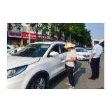 永定区官黎坪街道联动护学 守护校园周边交通安全