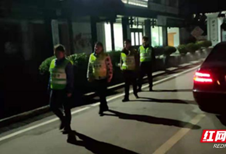 【锣鼓塔街道】张家界社区春节期间开展安全义务巡防，为社区居民保驾护航