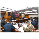 虢正贵参加指导桑植县委常委班子2020年度民主生活会