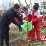 邱初开等慈利县领导上山义务植树