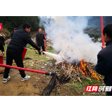 永定区合作桥乡开展防汛抗旱、森林防火、地质灾害综合应急演练