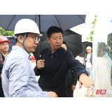 王洪斌调研张家界市政项目建设工作