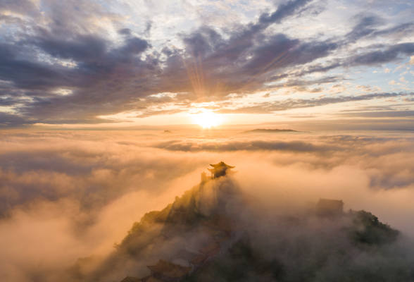 五雷仙山 绝美晚霞