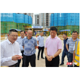 王洪斌调研市中心城区项目建设