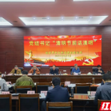 张家界市自然资源和规划局深夜开展党组书记 “清明节前话‘清明’”集中廉政谈话活动