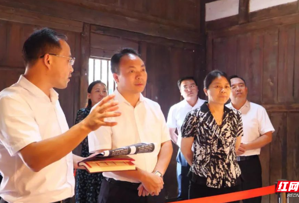 廖国豪赴桑植县调研湖南省山东商会助力首届湖南旅发大会捐建项目