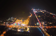 武陵源：越夜越美丽 万家灯火点亮山水夜色