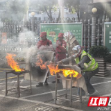 以演促练 张家界市永定区多部门联合开展消防应急演练