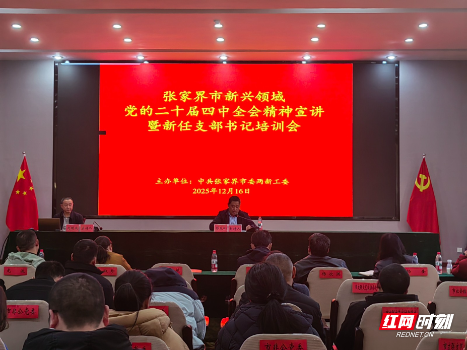 党建赋能“新”力量 张家界新兴领域党的二十届四中全会精神专题宣讲扎实开展